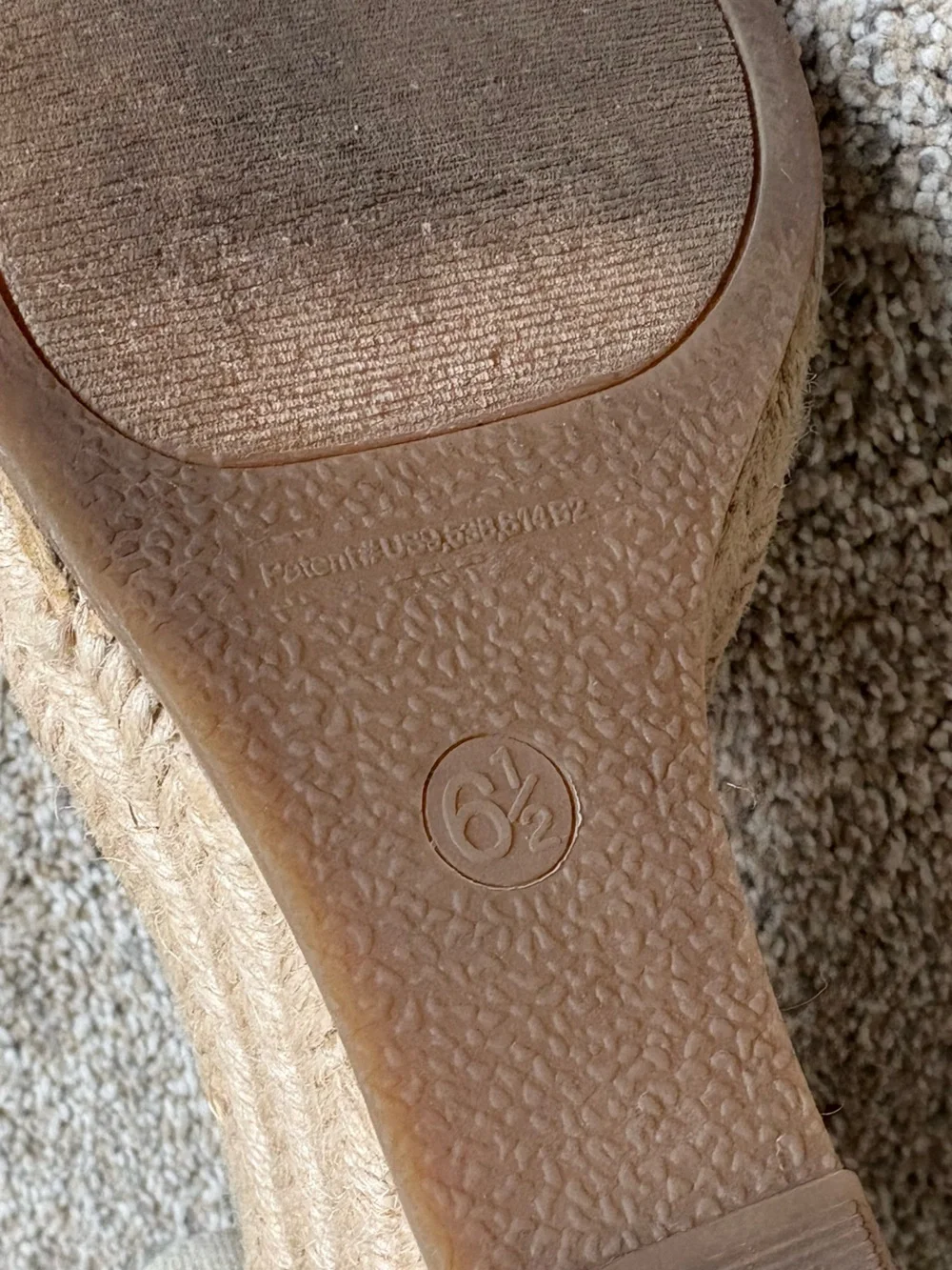 J.‎ Crew - Women’s Adjustable Ankle Strap Espadrilles Wedge - Size 6.5 - Tan